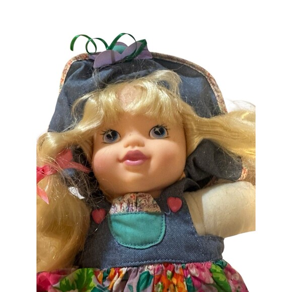 Vintage Baby Pick Me Up Doll Blonde Interactive Works 1997 - Picture 7 of 10